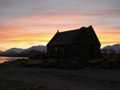 Lake Tekapo church sunrise